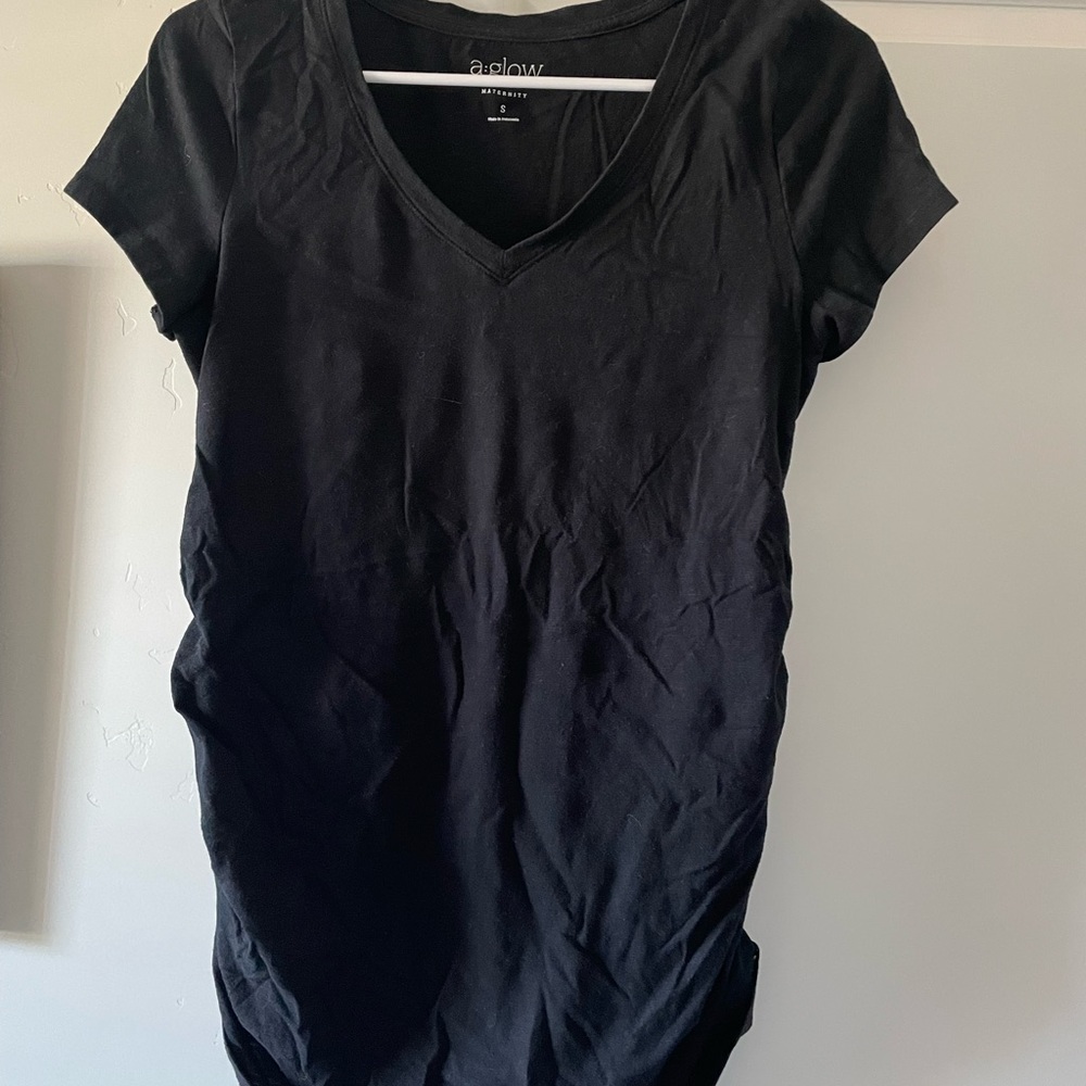 Maternity short sleeve shirt